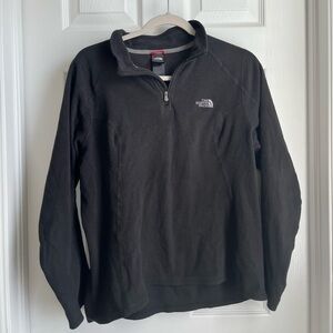 The North Face Black Half-Zip Fleece Pullover